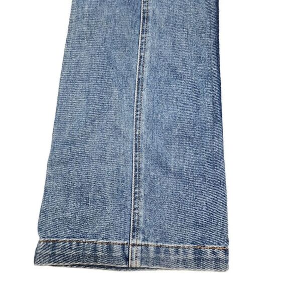 Levis Vintage Y2K RARE HTF Red Tab Sz 7 Groovy Zipper Flare Jeans - Picture 10 of 15